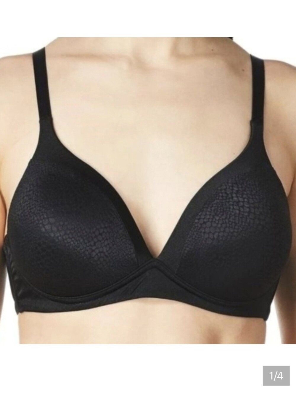 NEW Warner's Blissful Benefits Back-Smoothing Comfort Wireless T-Shirt Bra 38B